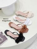  DÉP NAGASHOES QUAI NGANG ĐÍNH HOA VẢI 4P NAD323 