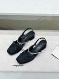  CAO GÓT NAGASHOES THẮT NƠ QUAI NGANG ĐÍNH ĐÁ 5P NAC303 