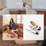  GIÀY BÚP BÊ NAGASHOES QUAI DÁN DA BÓNG PHỐI PHỤ KIỆN  2P NAB96 