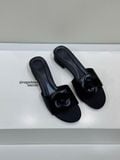  DÉP NAGASHOES MŨI TRÒN QUAI NGANG ĐÍNH HOA TRÀ  3P NAD338 