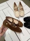  GIÀY BÚP BÊ NAGASHOES BALLETCORE VẢI GÂN TĂM NAB107 
