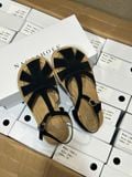  SANDAL NAGASHOES DA THẬT MŨI TRÒN QUAI RỌ NAS249 
