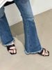 DÉP NAGASHOES QUAI NGANG  CUT-OUT XỎ NGÓN 2P NAD366