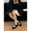 GIÀY BÚP BÊ NAGASHOES ĐÍNH DÂY NƠ QUAI DÁN 3P NAB116