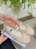  GIÀY BÚP BÊ NAGASHOES MŨI VIỀN CHỈ ĐÍNH NƠ NAB112 