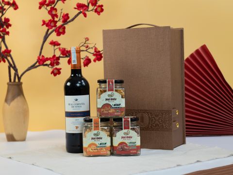 Set Quà Tặng Đắc Lộc 5 - Hộp quà Tết cao cấp sang trọng ý nghĩa 2025