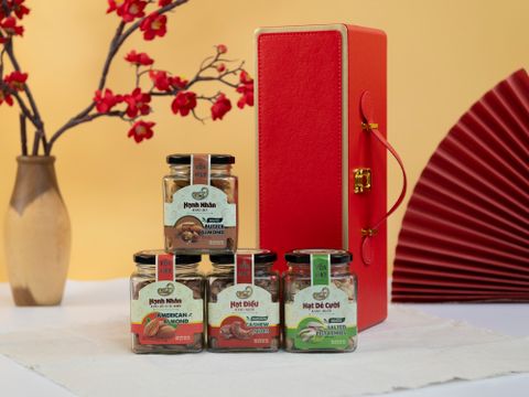 Set Quà Tặng Đắc Lộc 9 - Hộp quà Tết cao cấp sang trọng ý nghĩa 2025