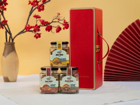 Set Quà Tặng Đắc Lộc 6 - Hộp quà Tết cao cấp sang trọng ý nghĩa 2025