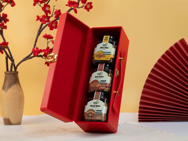 Set Quà Tặng Đắc Lộc 6 - Hộp quà Tết cao cấp sang trọng ý nghĩa 2025