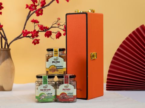 Set Quà Tặng Đắc Lộc 8 - Hộp quà Tết cao cấp sang trọng ý nghĩa 2025