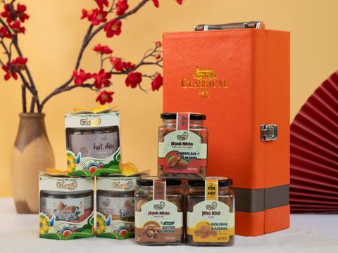 Set Quà Tặng Đắc Lộc 10 - Hộp quà Tết cao cấp sang trọng ý nghĩa 2025