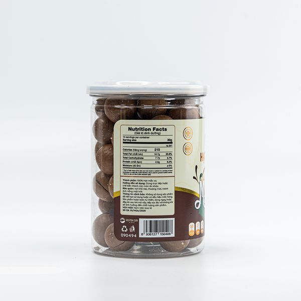 Hạt Macca Faminuts Hũ Nắp Nhôm 300g