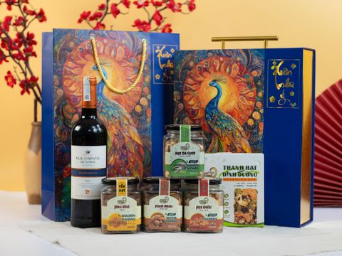 Set Quà Tặng Phúc Lộc 2 - Hộp quà Tết cao cấp sang trọng ý nghĩa 2025