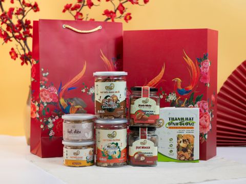 Set Quà Tặng Phúc Lộc 3 - Hộp quà Tết cao cấp sang trọng ý nghĩa 2025