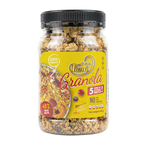 Hạt Dinh Dưỡng Ngũ Cốc Granola Faminuts Hũ Nhựa 280g