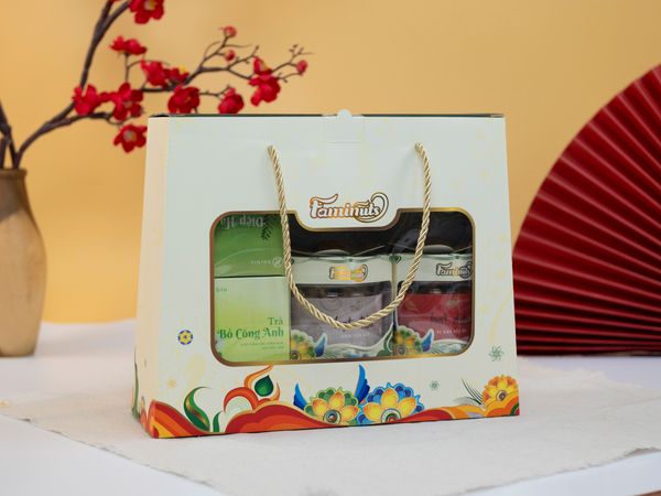 Set Quà Tặng Xuân Tươi 2 - Hộp quà Tết cao cấp sang trọng ý nghĩa 2025