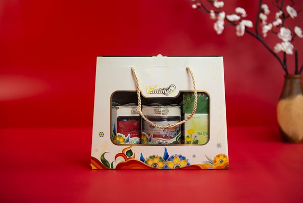 Set Quà Tặng Xuân Tươi 2 - Hộp quà Tết cao cấp sang trọng ý nghĩa 2025