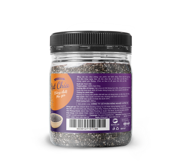 Hạt Chia Faminuts Hũ Nhựa