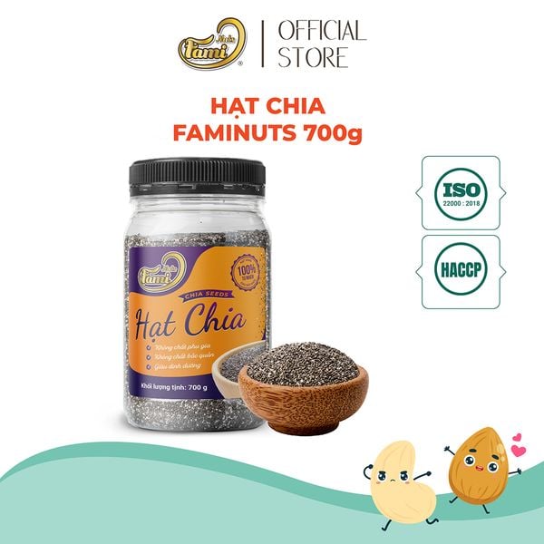 Hạt Chia Faminuts Hũ Nhựa