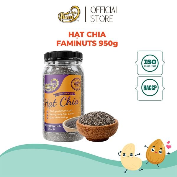 Hạt Chia Faminuts Hũ Nhựa