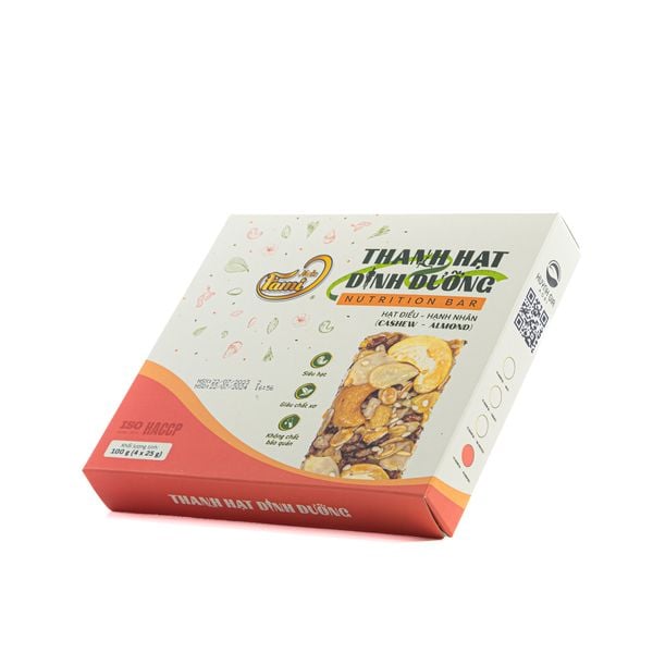 Thanh Hạt Dinh Dưỡng Hạt Điều - Hạnh Nhân Faminuts