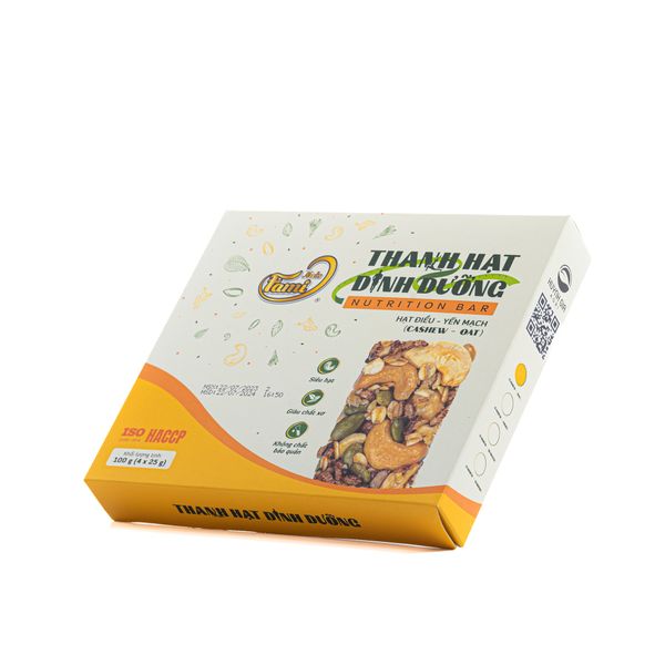 Thanh Hạt Dinh Dưỡng Hạt Điều - Yến Mạch Faminuts