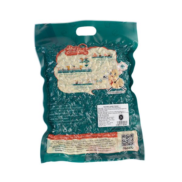 Hạt điều nhân trắng LP vỡ tư - Túi 1kg