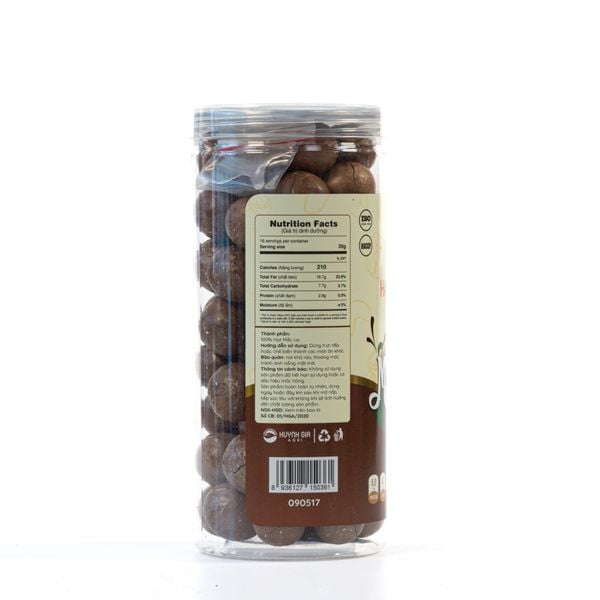Hạt Macca Faminuts Hũ Nắp Nhôm 500g