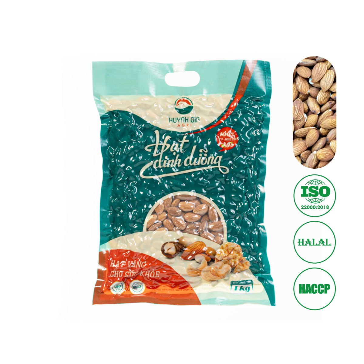 Hạnh nhân tươi nhập khẩu Mỹ - Túi 1kg