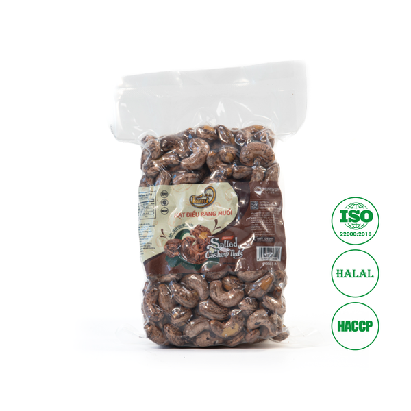 Hạt Điều Rang Muối Bịch Chân Không 500G