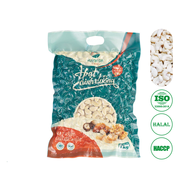 Hạt điều tươi nhân trắng W240 - Túi 1kg