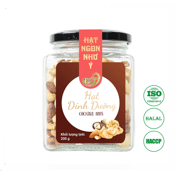 Hạt Dinh Dưỡng Faminuts Hũ Thủy Tinh 230g