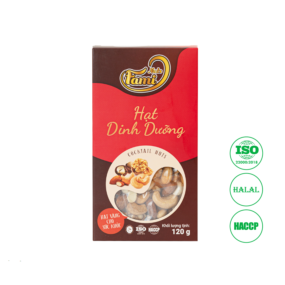 Hạt Dinh Dưỡng Faminuts Hộp Giấy 120g
