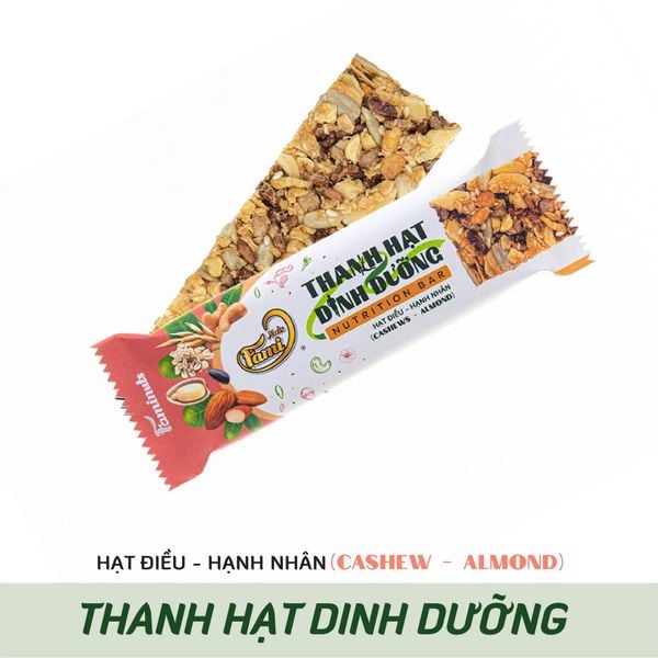 Thanh Hạt Dinh Dưỡng Hạt Điều - Hạnh Nhân Faminuts