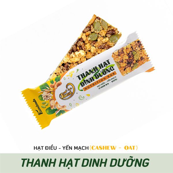 Thanh Hạt Dinh Dưỡng Hạt Điều - Yến Mạch Faminuts