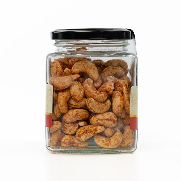 Hạt Điều Tỏi Ớt Hũ Thủy Tinh 180g - FAMINUTS