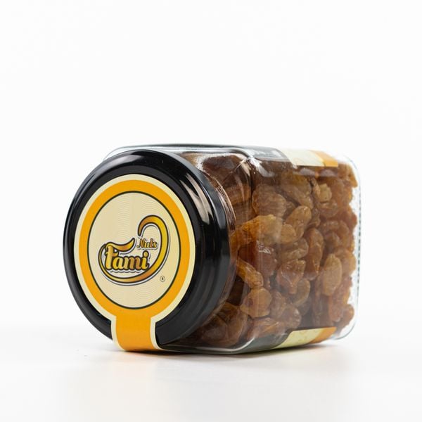 Nho khô vàng Faminuts hũ thủy tinh 200g