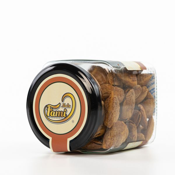 Hạnh Nhân Rang Bơ Còn Vỏ Faminuts Hũ Thủy Tinh 140g