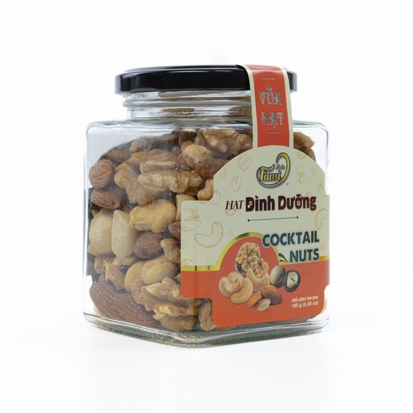 Hạt Dinh Dưỡng Faminuts Hũ Thủy Tinh 180g
