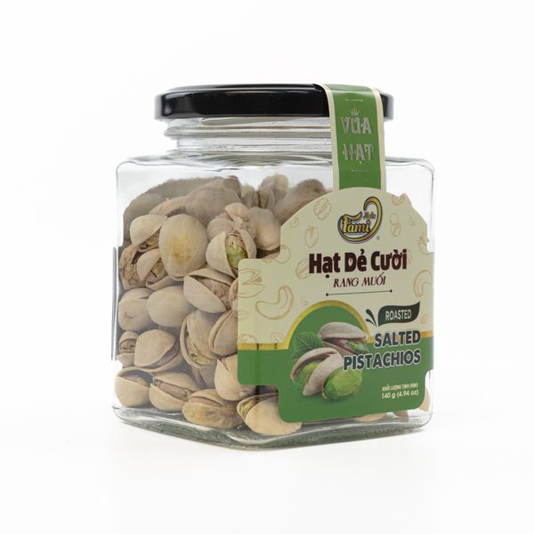 Hạt Dẻ Cười Rang Muối Faminuts Hũ Thủy Tinh 140g