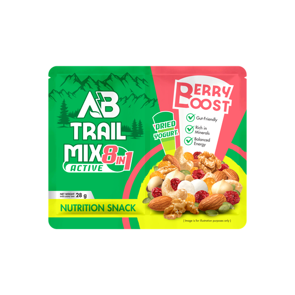 [Combo 12 Gói] Hạt dinh dưỡng mix 2 ngăn AB Trail Mix cho người chơi thể thao