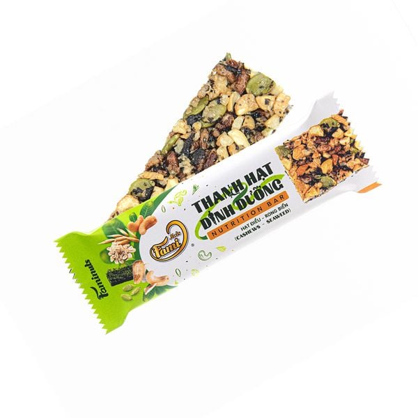 Thanh Hạt Dinh Dưỡng Hạt Điều - Rong Biển Faminuts