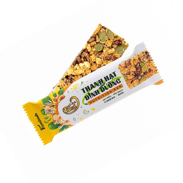 Thanh Hạt Dinh Dưỡng Hạt Điều - Yến Mạch Faminuts