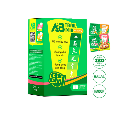 [Combo 24 Gói] Hạt dinh dưỡng mix 2 ngăn AB Trail Mix cho người chơi thể thao