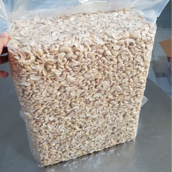 Hạt điều tươi nhân trắng vỡ đôi WS - Túi 1kg