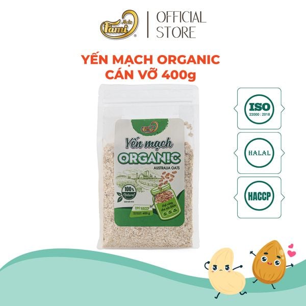 Yến Mạch Hữu Cơ Cán Vỡ Faminuts