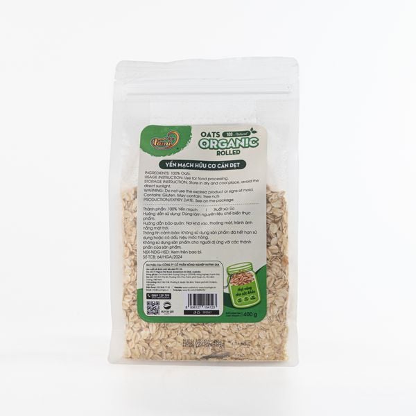 Yến Mạch Hữu Cơ Cán Dẹt Faminuts
