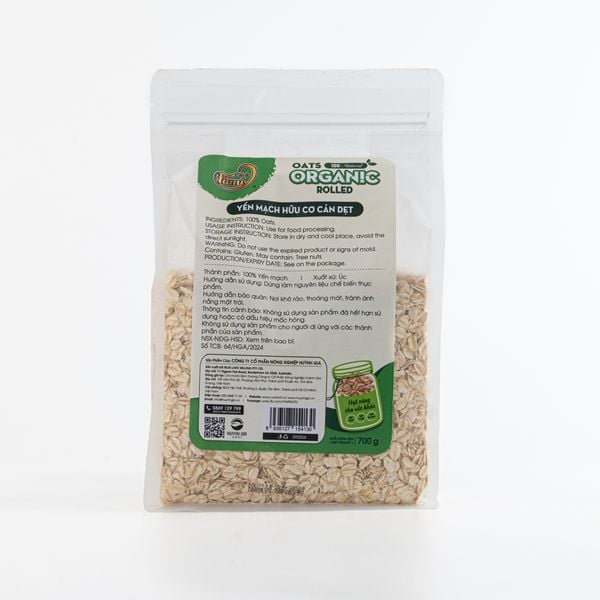 Yến Mạch Hữu Cơ Cán Dẹt Faminuts