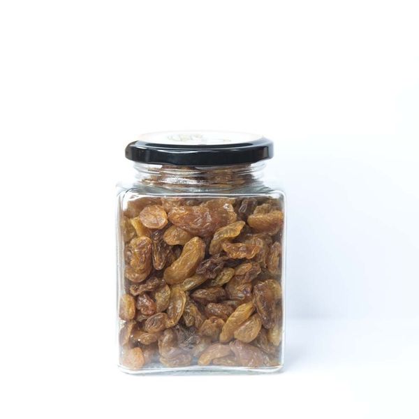 Nho khô vàng Faminuts hũ thủy tinh 300g