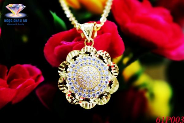 MẶT DÂY CHUYỀN VÀNG 61P003